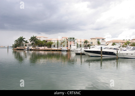 Marina in der Dominikanischen Republik Stockfoto