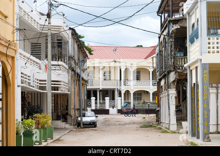 Französische Kolonialarchitektur, Mahajanga, Madagaskar Stockfoto