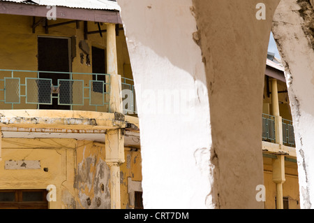 Französische Kolonialarchitektur, Mahajanga, Madagaskar Stockfoto