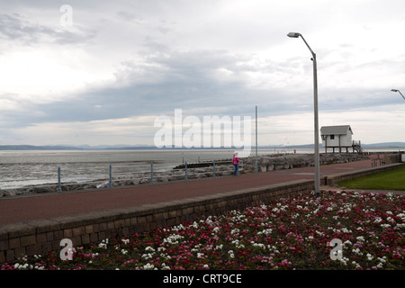 Morecambe Bay Promenade Stockfoto