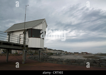 Morecambe Bay und Heysham Yachtclub Race Office Stockfoto