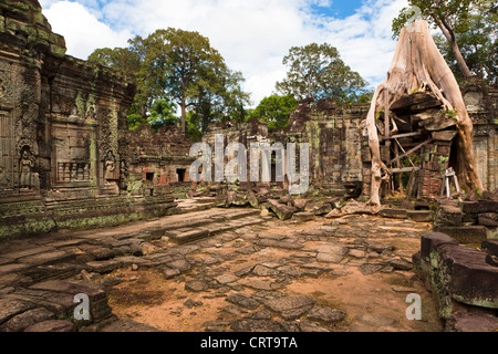Preah Khan (Heiliges Schwert), Angkor, UNESCO World Heritage Site, Kambodscha, Indochina, Südostasien, Asien Stockfoto