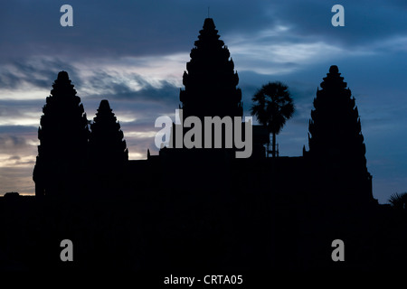 Angkor Wat Tempel, 12. Jahrhundert Khmer, Angkor, UNESCO-Weltkulturerbe, Siem Reap, Kambodscha, Indochina, Südost-Asien Stockfoto