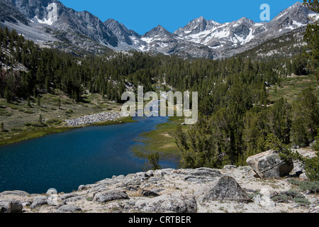 Rock Creek Canyon, Bergen der östlichen Sierra Nevada Stockfoto