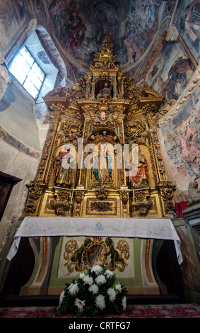 Innenraum der Kathedrale (Catedral) Santiago De Compostela La Coruna Galizien Spanien Europa Stockfoto