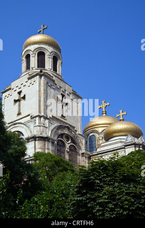 Kathedrale des Dormition des Theotokos (Tod und Auferstehung von Maria, Mutter Jesu) in Varna. Stockfoto