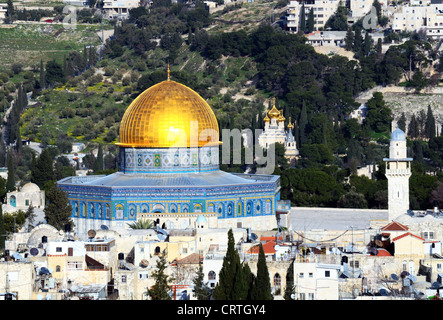 Haube des Felsens in Jerusalem, Israel Stockfoto