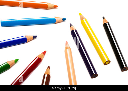 Schöne Farbe Bleistifte Stockfoto