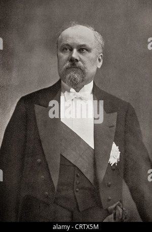 Raymond Poincaré, 1860 – 1934. Französischer Staatsmann und fünf Mal Premierminister von Frankreich. Aus dem Jahr 1914 illustriert. Stockfoto