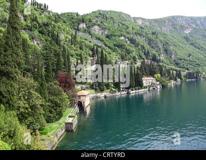 Die Gärten der Villa Monastero Varenna See Como Italien italienischen Region Lombardei Stockfoto