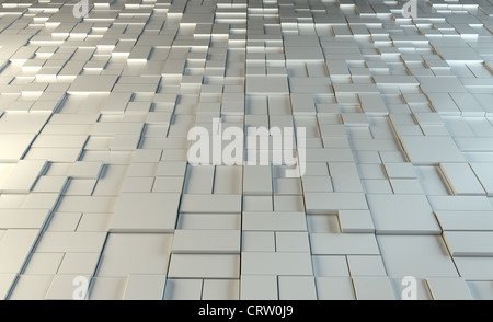 3D Metall abstrakt Stockfoto