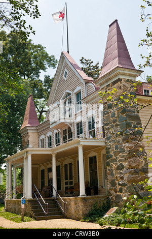 Clara Barton National Historic Site, Glen Echo, Maryland Stockfoto