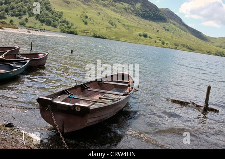 Crummock Wasser in Cumbria, fotografiert vom südlichen Ende Stockfoto