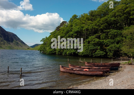 Crummock Wasser in Cumbria, fotografiert vom südlichen Ende Stockfoto