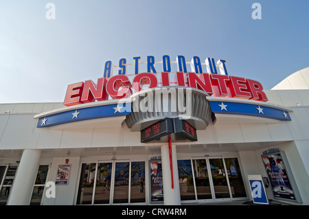 Kennedy Space Center Visitor Complex auf Merritt Island Florida Astronaut begegnen. Stockfoto