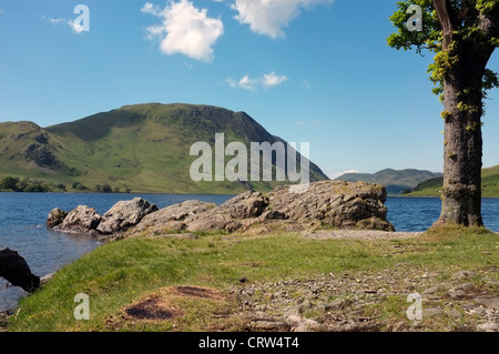 Crummock Wasser in Cumbria, fotografiert vom südlichen Ende Stockfoto