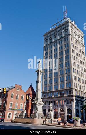 Innenstadt von Lancaster, Pennsylvania Stockfoto
