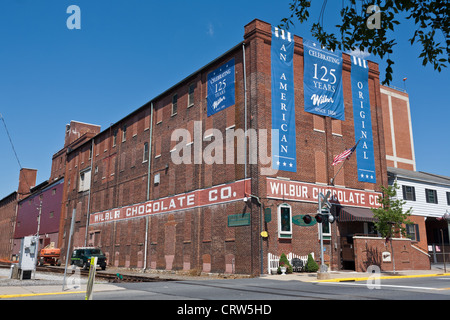 Wilbur Chocolate Company, Lititz, Lancaster County, Pennsylvania Stockfoto