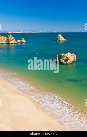 Praia Dona Ana Lagos Algarve Portugal EU Europa Stockfoto