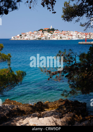 Primosten Stadt in Kroatien Stockfoto