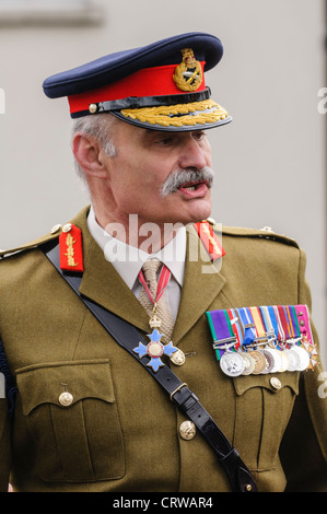 Generalleutnant Robert Thomson, CBE, Britische Armee Stockfoto