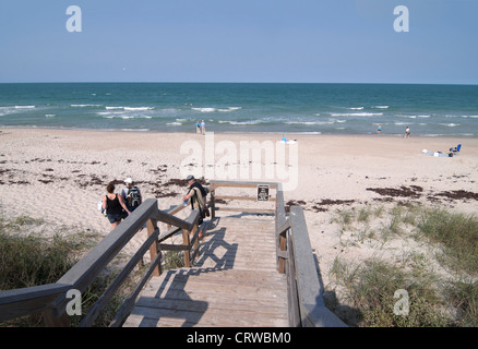 Playalinda Strand von Canaveral National Seashore Space Küste Floridas. Stockfoto