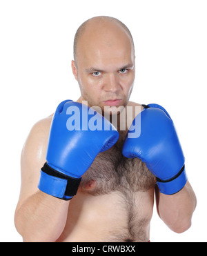 Boxer-Schläge Stockfoto
