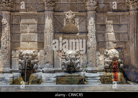 Brunnen Rimondi, Rethymno, Kreta, Griechenland Stockfoto