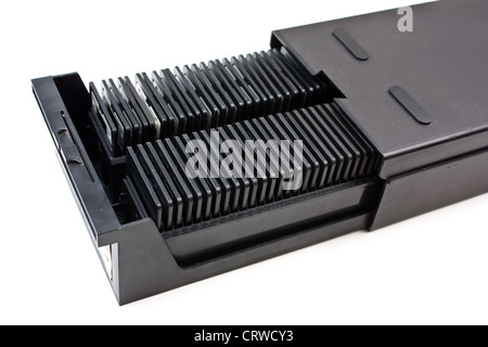 Archiv-Dia-Film im Kasten Stockfoto