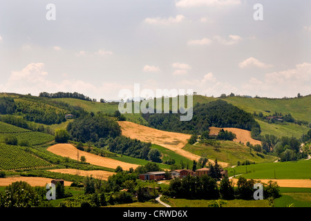 Italien, Emilia Romagna, Castell'Arquato, Landschaft Stockfoto