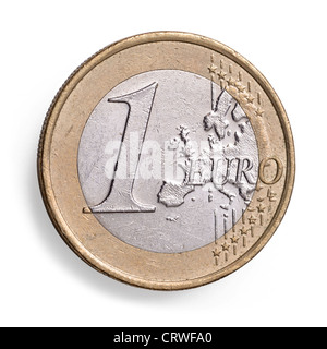 1 ein-Euro-Münze Stockfoto