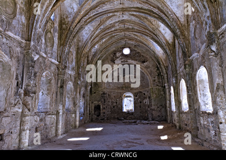 Türkei ruiniert Kirche In Kya Koy Stockfoto