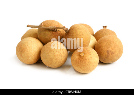 Nahaufnahme von longan Stockfoto
