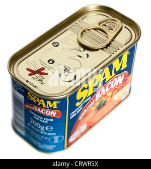 Kann Spam mit echten Speck Stockfoto