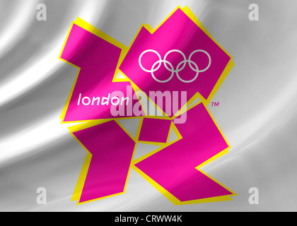Olympischen Spiele 2012 in London logo Stockfoto