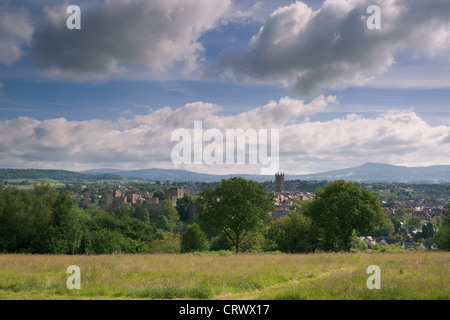 Sommertag, Ludlow Stockfoto