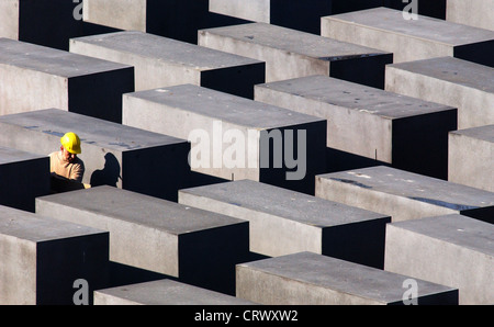 Denkmal für die ermordeten Juden Europas in Berlin Stockfoto