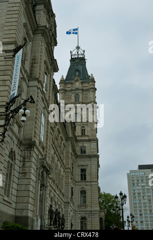 Seitenansicht der Nationalversammlung Parlament Gebäude der Provinz von Quebec in Quebec City, Kanada Stockfoto