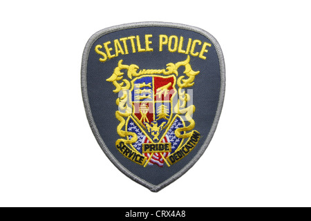 Patch von der Seattle Polizei-Abteilung Stockfoto