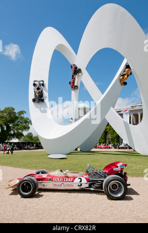 Jerry Juda Lotus F1 Skulptur auf dem Goodwood Festival of Speed 2012 Stockfoto