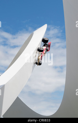 Lotus 49, Jerry Judah Skulptur auf dem Goodwood Festival of Speed 2012 Stockfoto