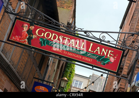 Godstall Lane, Chester Stockfoto