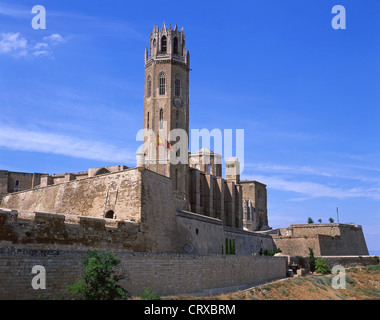 La Seu Vella Kathedrale, Lleida, Provinz Lleida, Katalonien, Spanien Stockfoto