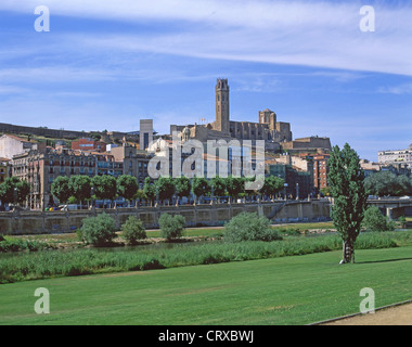 La Seu Vella Kathedrale, Lleida, Provinz Lleida, Katalonien, Spanien Stockfoto