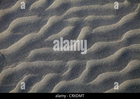 Rippelmarken am Strand erzeugen durch Wind in Kujukuri Strand Chiba Japan Stockfoto