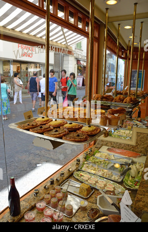 Konditorei Shop auf Rue De La République, Vieux Ville, Antibes, Côte d ' Azur, Alpes-Maritimes, Provence-Alpes-Côte d ' Azur, Frankreich Stockfoto