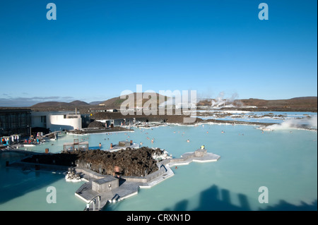 Blue Lagoon, Grindavik in der Nähe von Reykjavik, Island Stockfoto