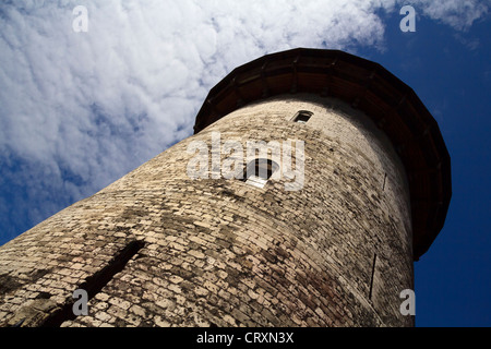 Der Jeanne d ' Arc Turm (Tour Jeanne d ' Arc), gebaut Anfang des 13. Jahrhunderts, wo Joan of Arc im Jahre 1430, Rouen, Frankreich inhaftiert war. Stockfoto