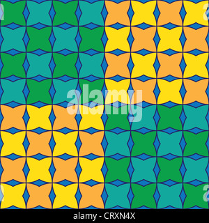 Einfachste geometrische Ornament - nahtlose Textur Stockfoto