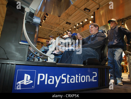 Sony Playstation 2 bei der Jugendmesse in Essen SIE Stockfoto
